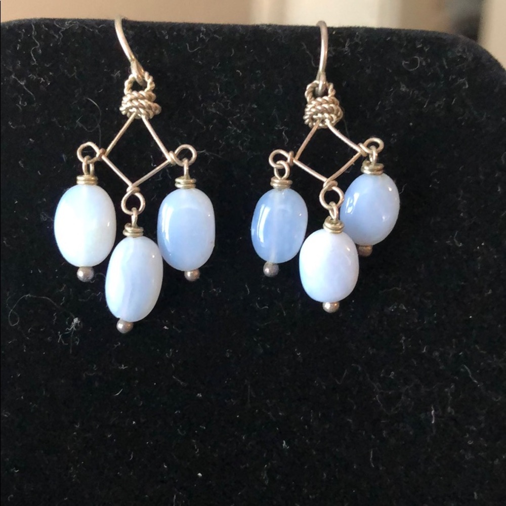 Chalcedony Earrings - image 1